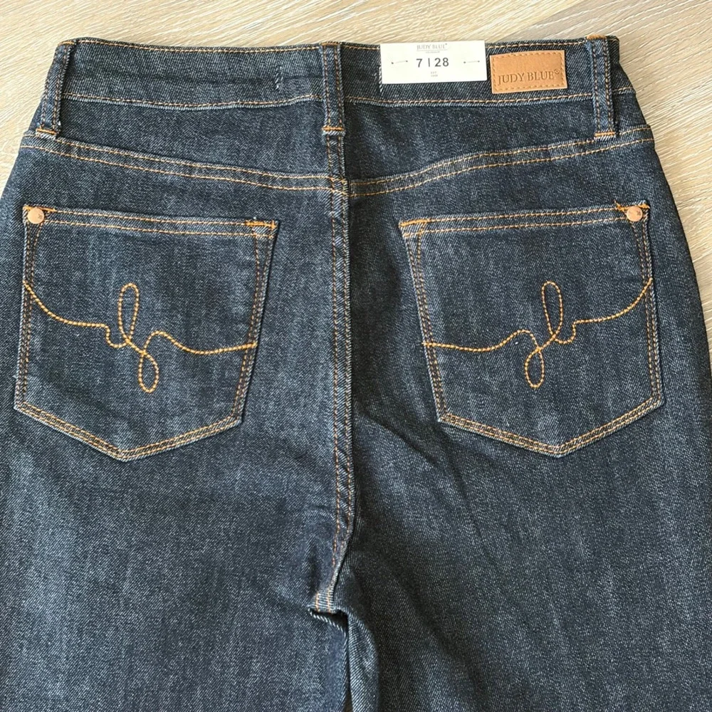 Judy Blue High Waist Skinny Jeans Dark Wash Indigo Womens 7/28 NWT